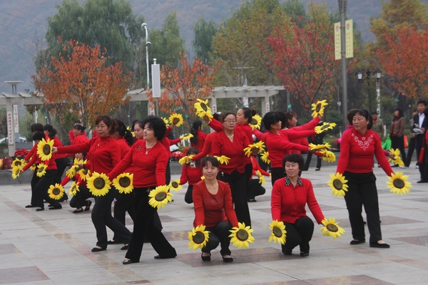 魅力四射的廣場舞贏得滿場喝彩
