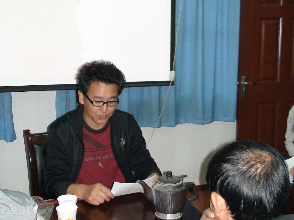 優(yōu)秀學員代表陳思秀發(fā)言