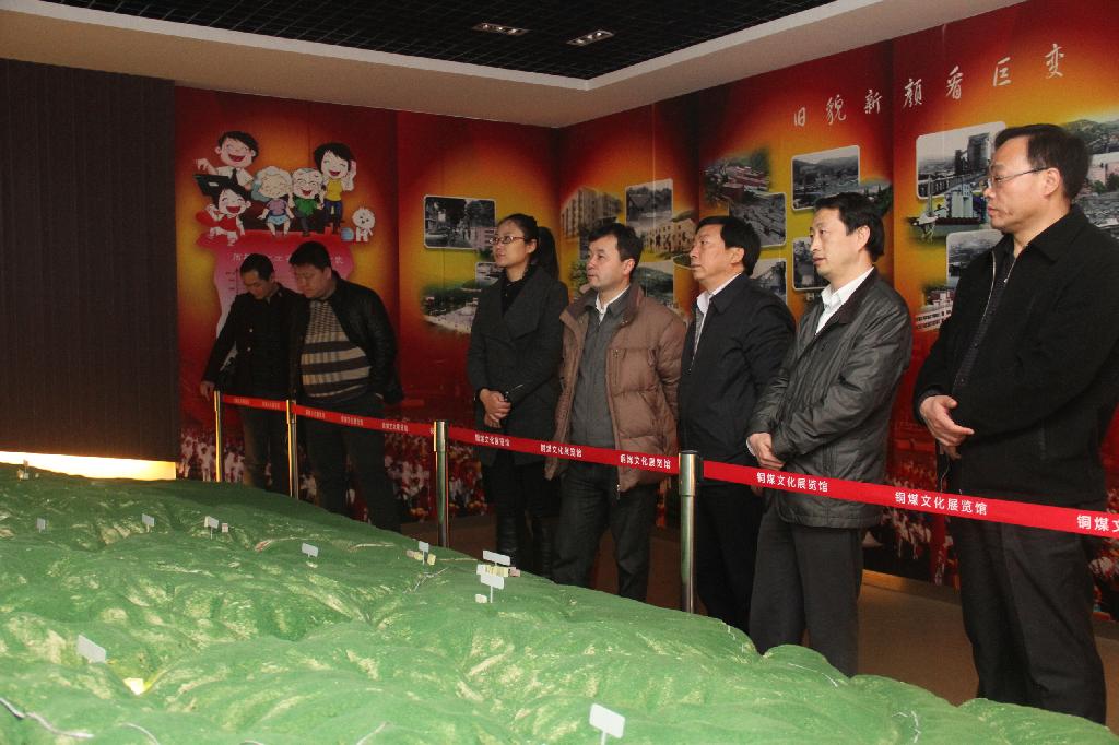 團(tuán)省委領(lǐng)導(dǎo)參觀銅煤文... 